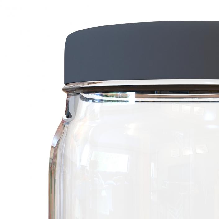 3D Glass Jar 5