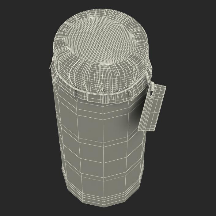 3D Glass Jar 4