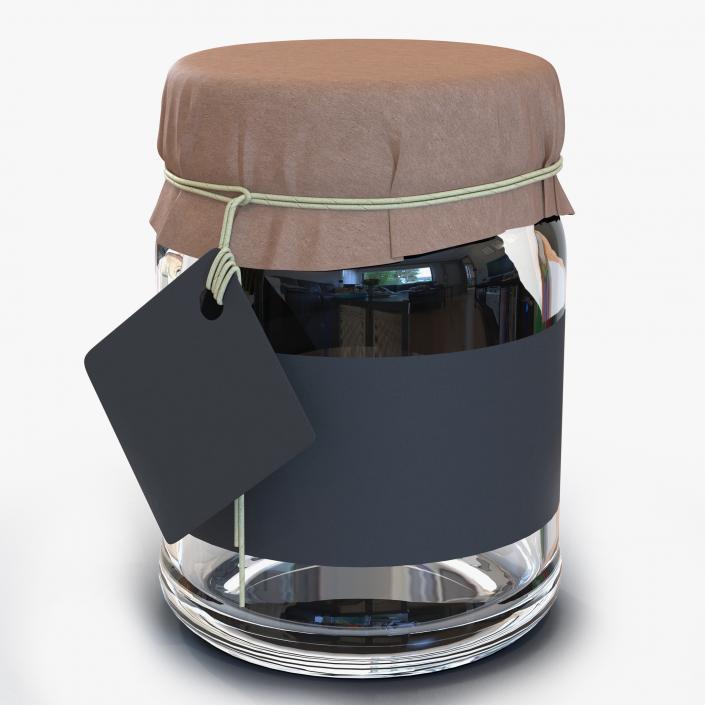 3D Glass Jar 3