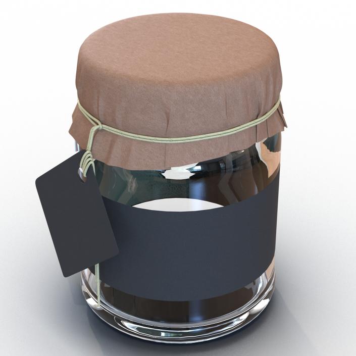 3D Glass Jar 3