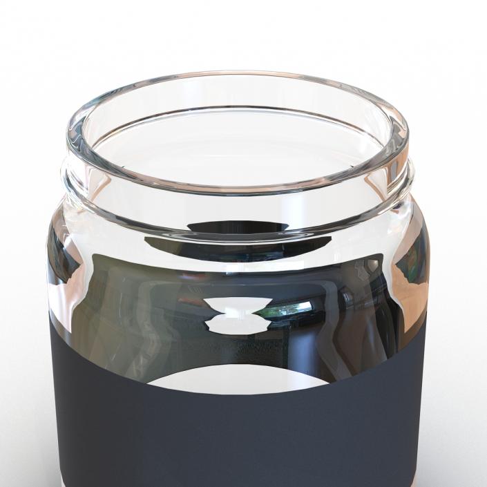 3D Glass Jar 3