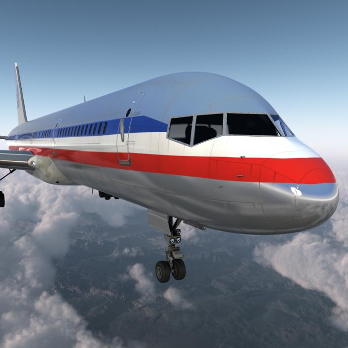 Boeing 757-200 American Airlines 3D