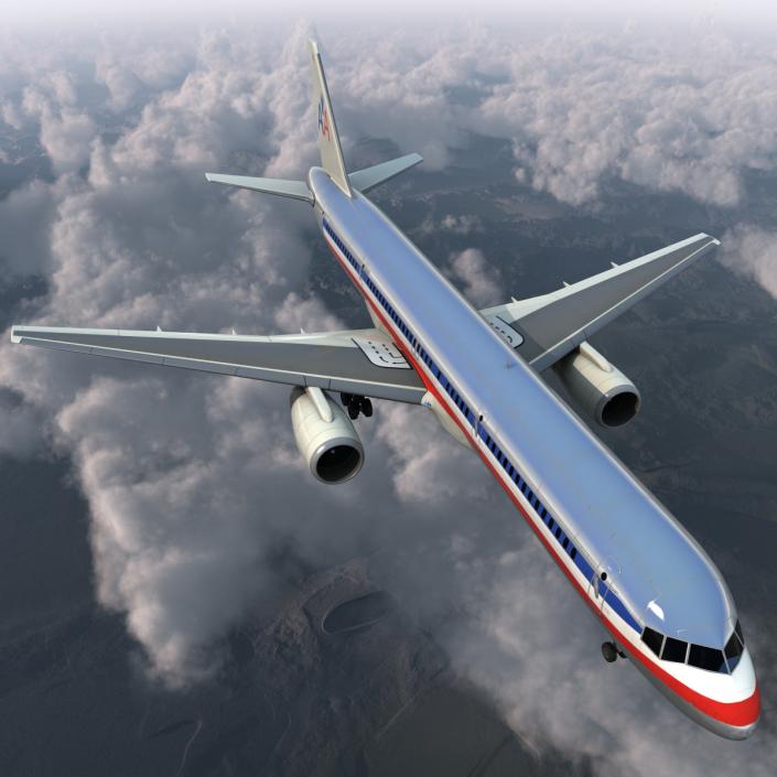 Boeing 757-200 American Airlines 3D