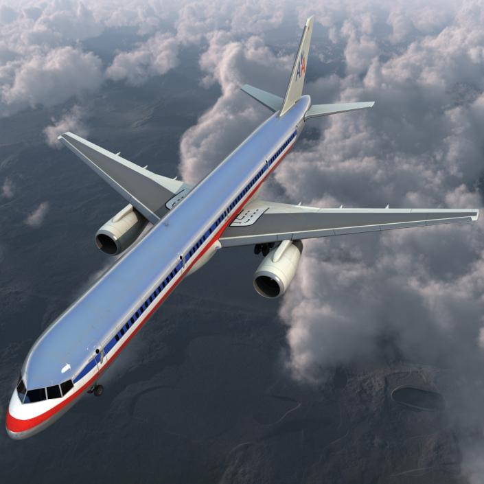 Boeing 757-200 American Airlines 3D