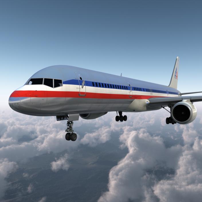 Boeing 757-200 American Airlines 3D