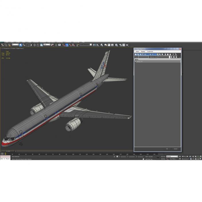 Boeing 757-200 American Airlines 3D