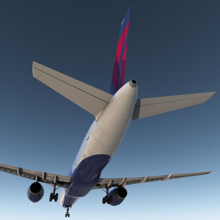 3D model Boeing 757-200 Delta Air Lines