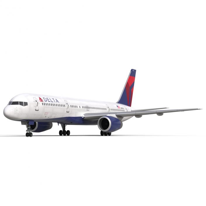 3D model Boeing 757-200 Delta Air Lines