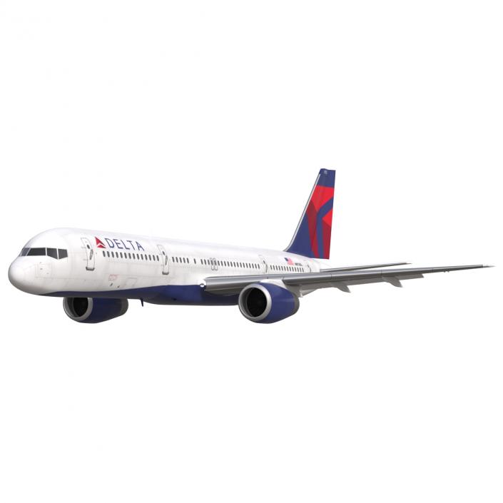 3D model Boeing 757-200 Delta Air Lines