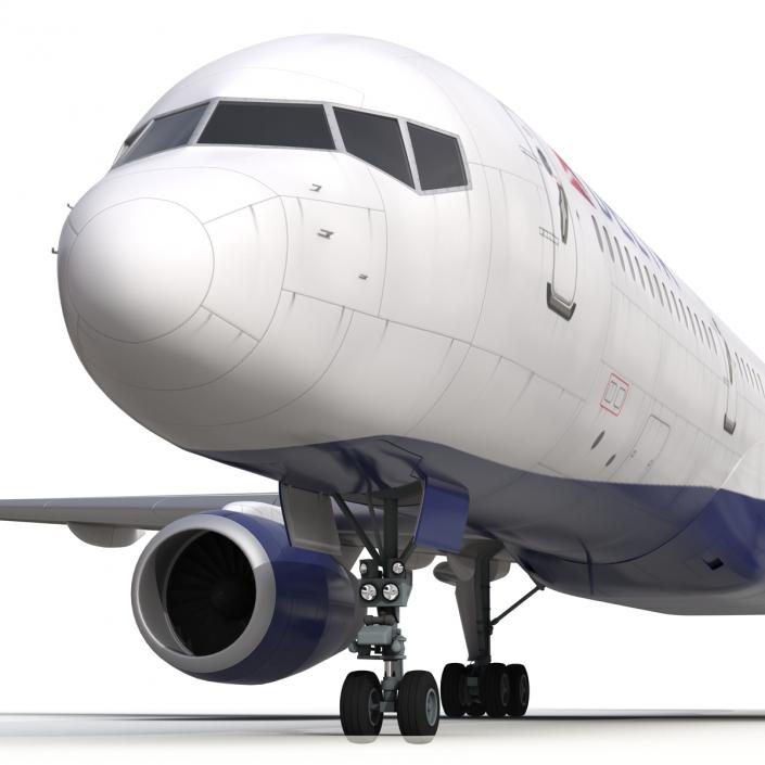 3D model Boeing 757-200 Delta Air Lines