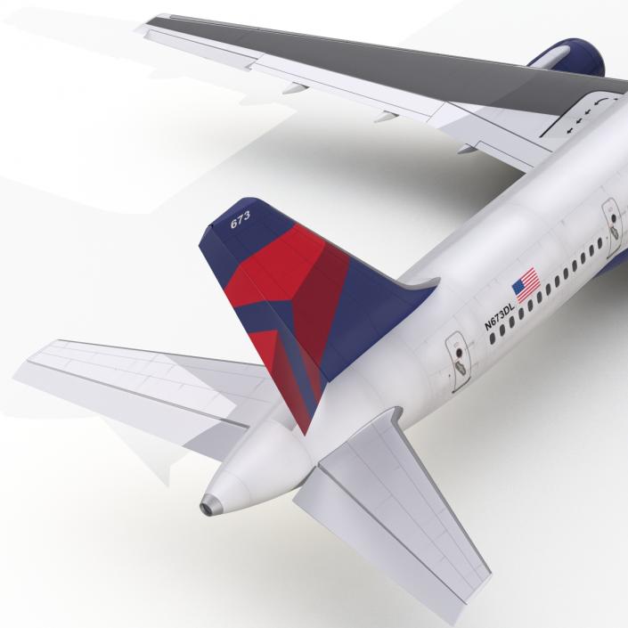 3D model Boeing 757-200 Delta Air Lines