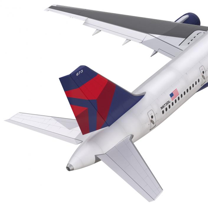 3D model Boeing 757-200 Delta Air Lines