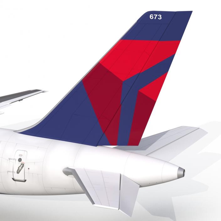 3D model Boeing 757-200 Delta Air Lines