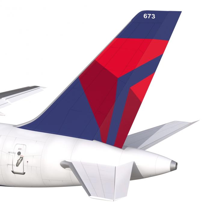 3D model Boeing 757-200 Delta Air Lines