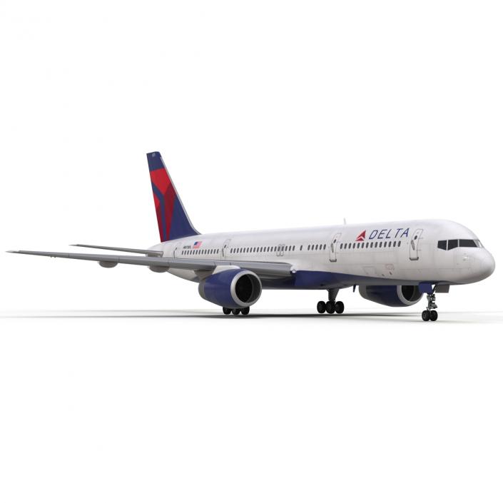 3D model Boeing 757-200 Delta Air Lines