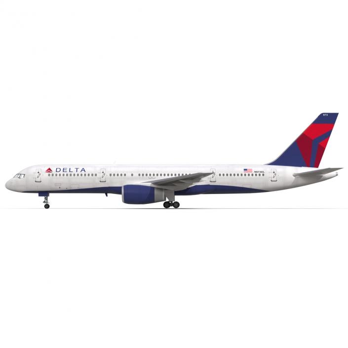 3D model Boeing 757-200 Delta Air Lines