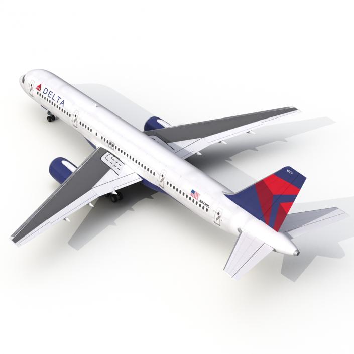 3D model Boeing 757-200 Delta Air Lines