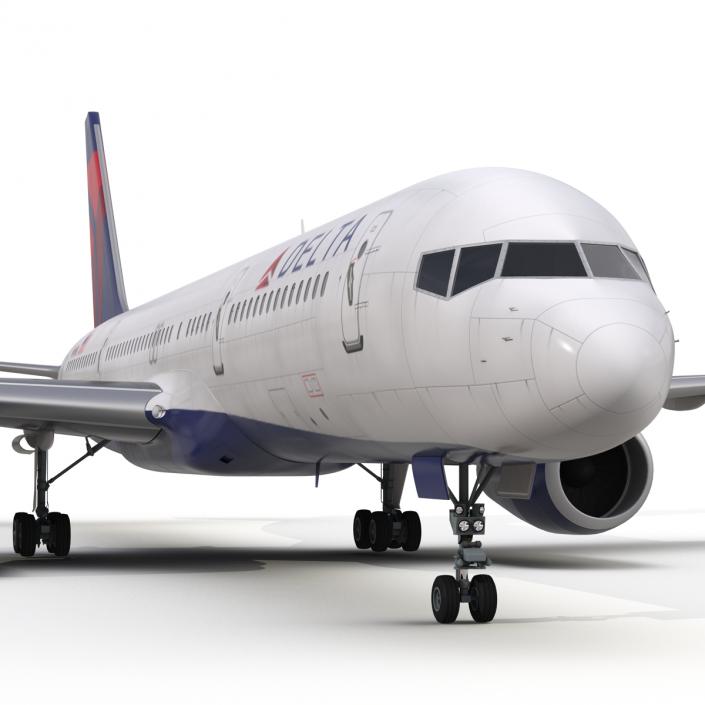 3D model Boeing 757-200 Delta Air Lines