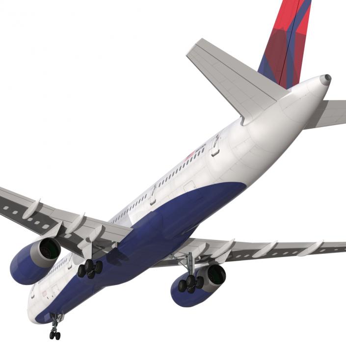 3D model Boeing 757-200 Delta Air Lines