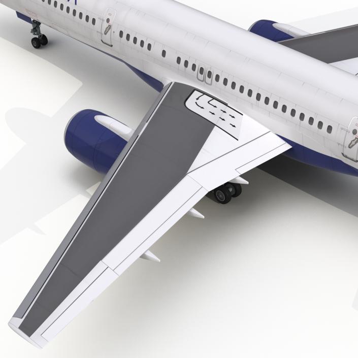 3D model Boeing 757-200 Delta Air Lines