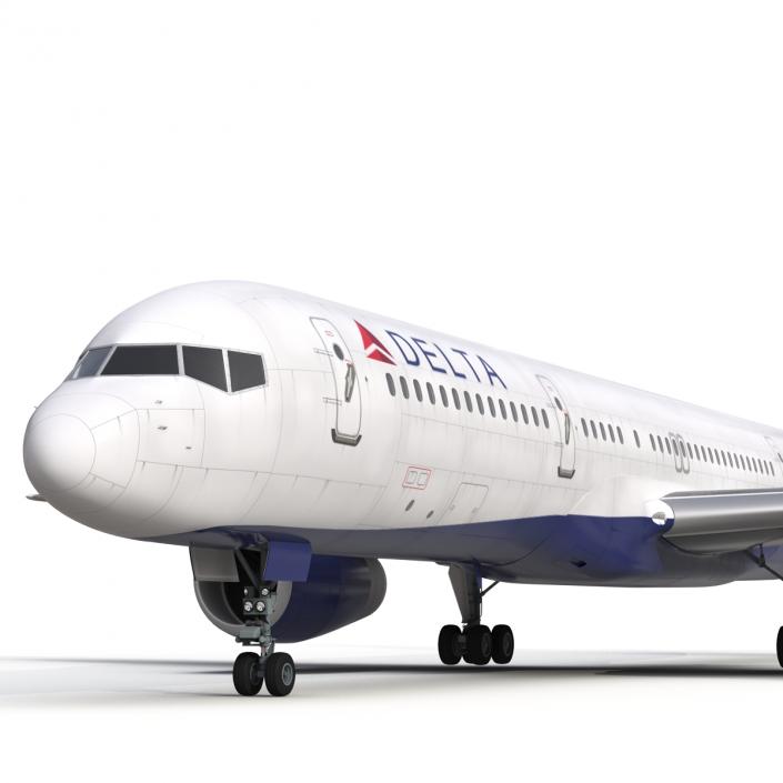 3D model Boeing 757-200 Delta Air Lines