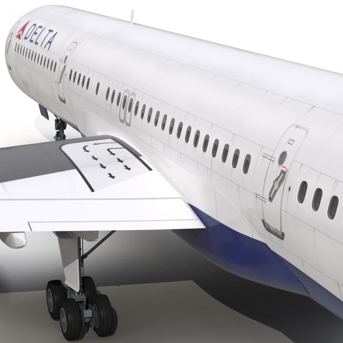 3D model Boeing 757-200 Delta Air Lines