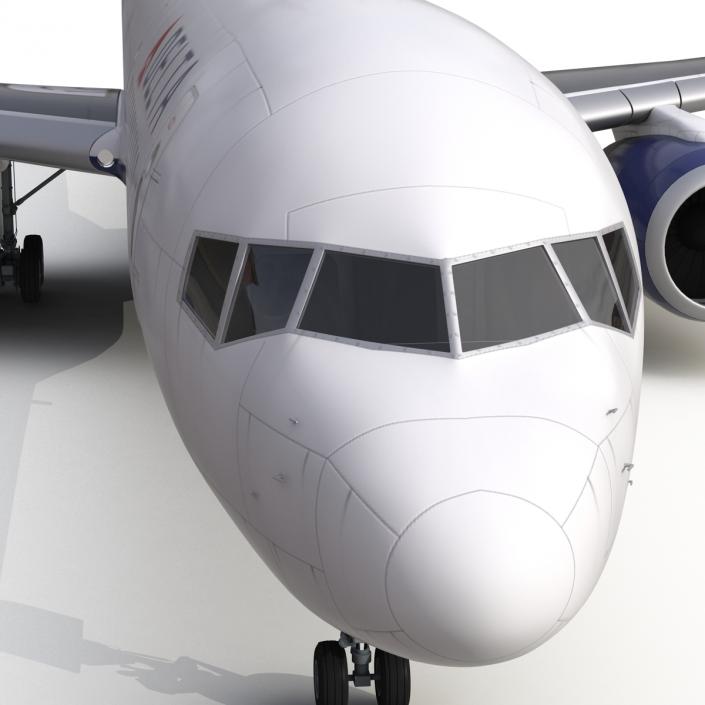 3D model Boeing 757-200 Delta Air Lines