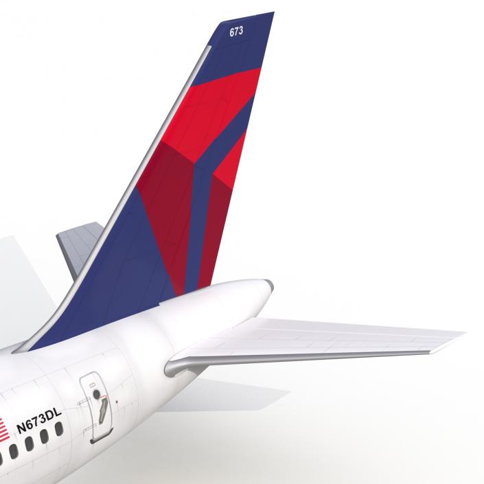 3D model Boeing 757-200 Delta Air Lines