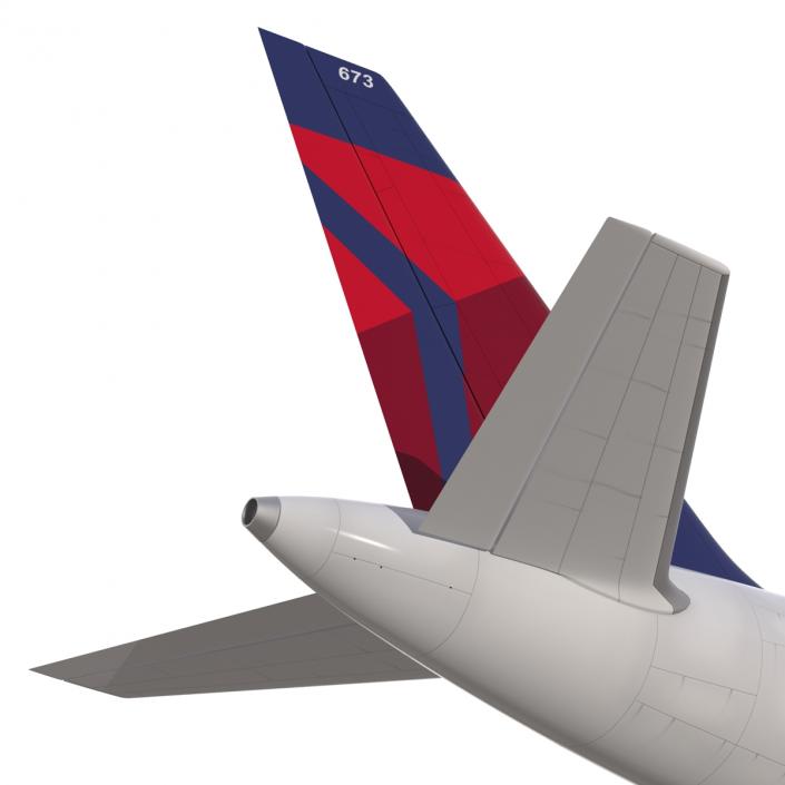 3D model Boeing 757-200 Delta Air Lines