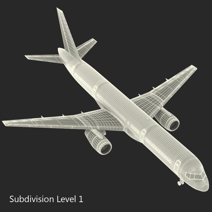 3D model Boeing 757-200 Delta Air Lines