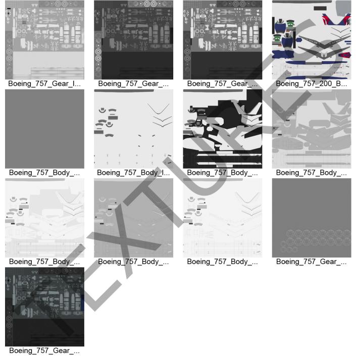 3D model Boeing 757-200 Delta Air Lines