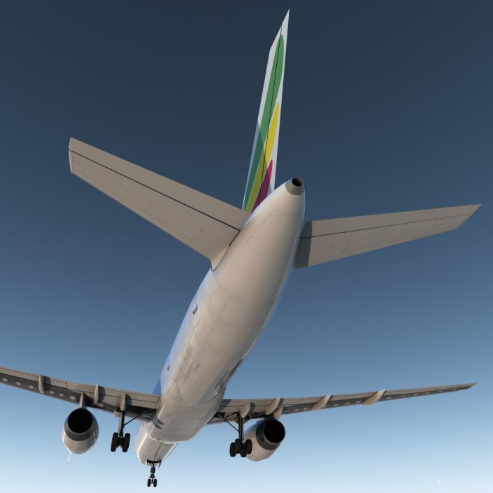 3D Boeing 757-200 Ethiopian Airlines model