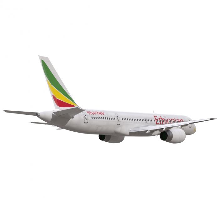 3D Boeing 757-200 Ethiopian Airlines model