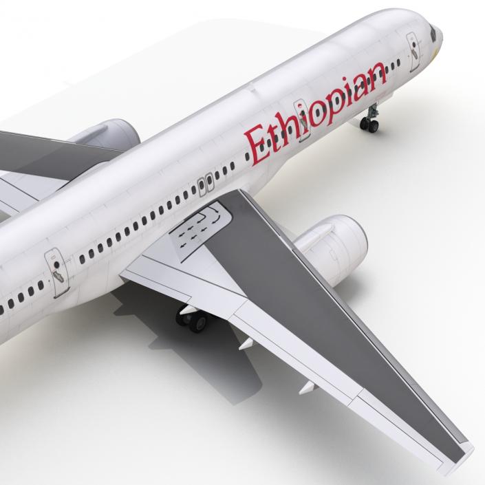 3D Boeing 757-200 Ethiopian Airlines model