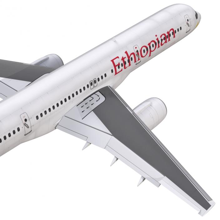 3D Boeing 757-200 Ethiopian Airlines model