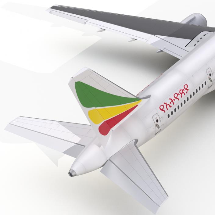 3D Boeing 757-200 Ethiopian Airlines model