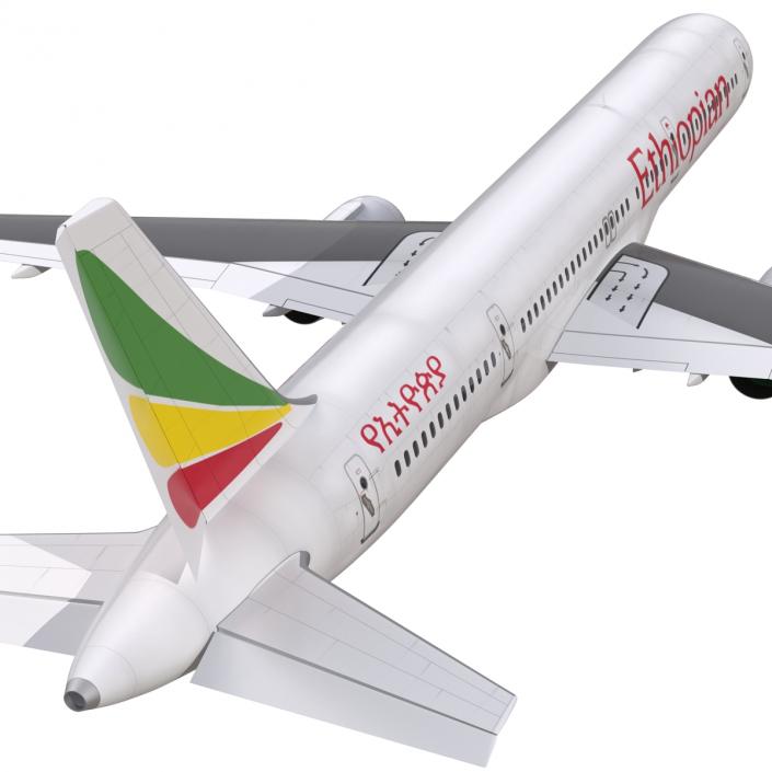 3D Boeing 757-200 Ethiopian Airlines model