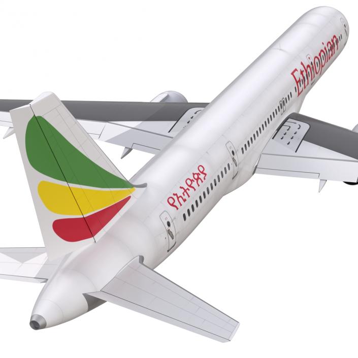 3D Boeing 757-200 Ethiopian Airlines model