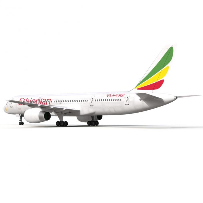 3D Boeing 757-200 Ethiopian Airlines model