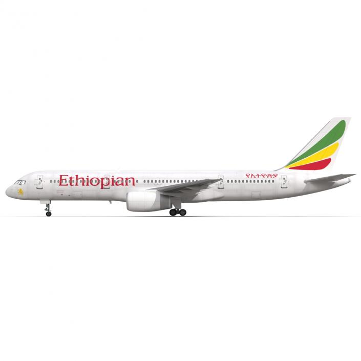 3D Boeing 757-200 Ethiopian Airlines model