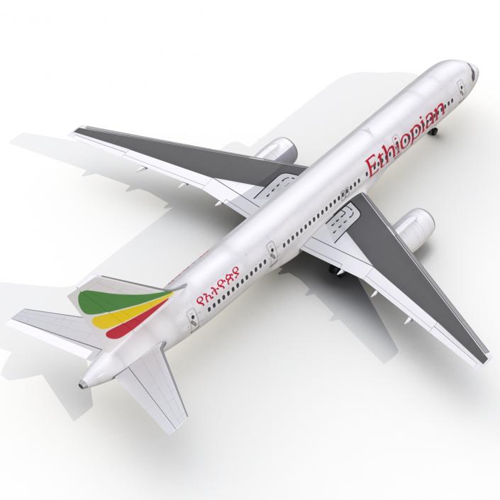 3D Boeing 757-200 Ethiopian Airlines model