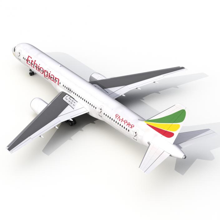 3D Boeing 757-200 Ethiopian Airlines model