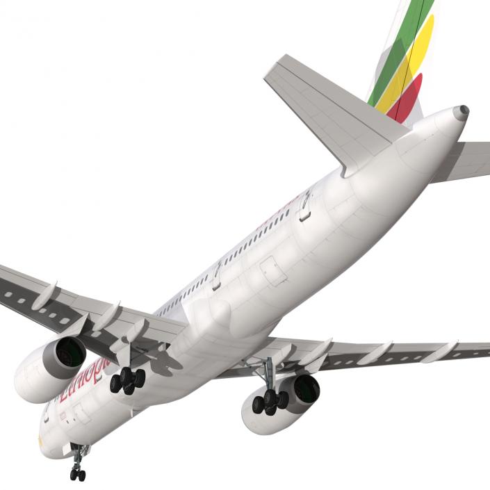 3D Boeing 757-200 Ethiopian Airlines model