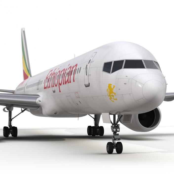 3D Boeing 757-200 Ethiopian Airlines model