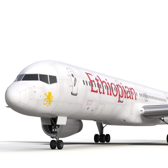 3D Boeing 757-200 Ethiopian Airlines model