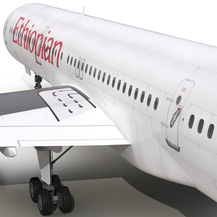 3D Boeing 757-200 Ethiopian Airlines model