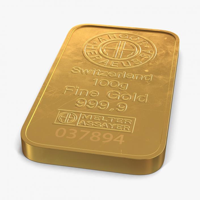 3D model Gold Bars Collection