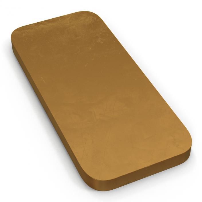 3D Gold Bar 500g model