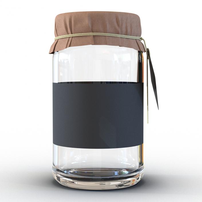 3D Glass Jar 2