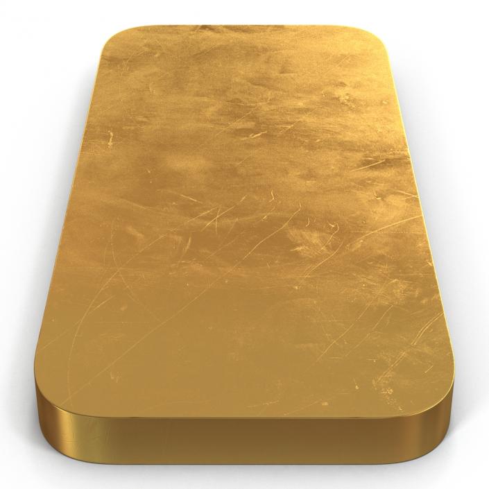 3D Gold Bar 500g model